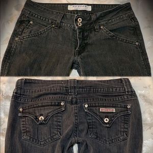Hudson Signature Union Jack Black Jeans Size 28